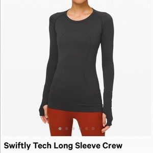 Lululemon swiftly tech long sleeve crew - Black